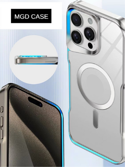 New Small Waist Transparent Magnetic Phone Case