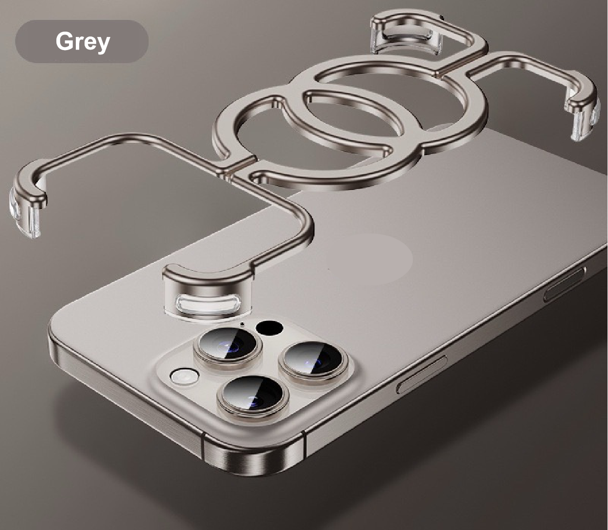 Personalized Chanel Magnetic Metal Mobile Phone Case