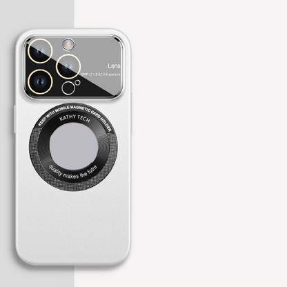 Large Window Lens Protection Magnetic Phone Case