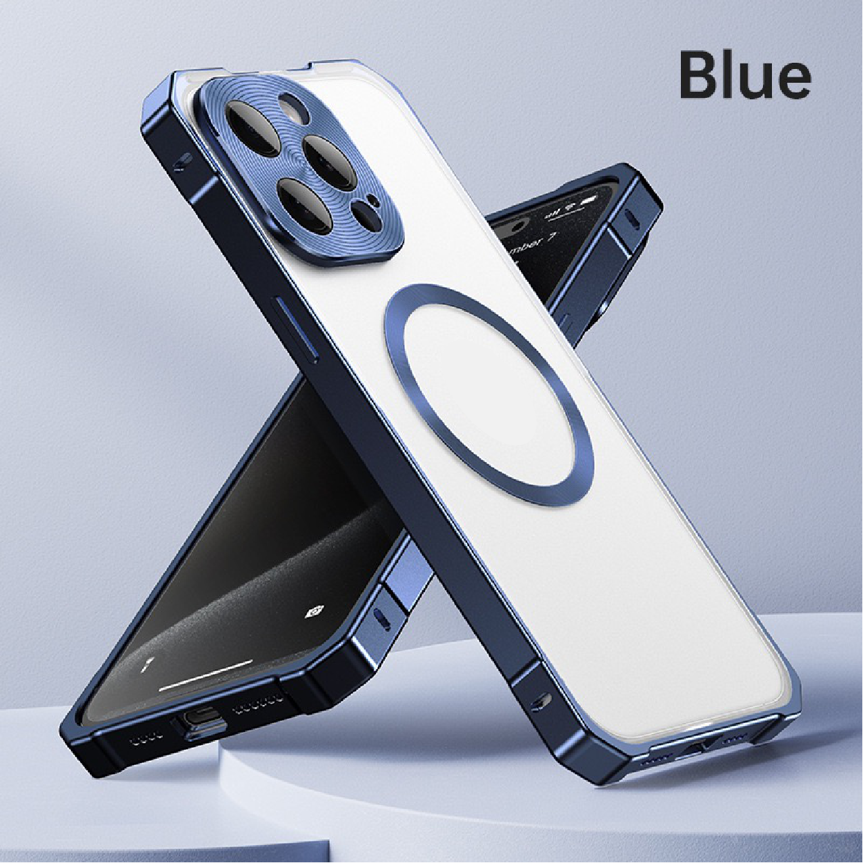 Magnetic Alloy Frame Mobile Phone Case