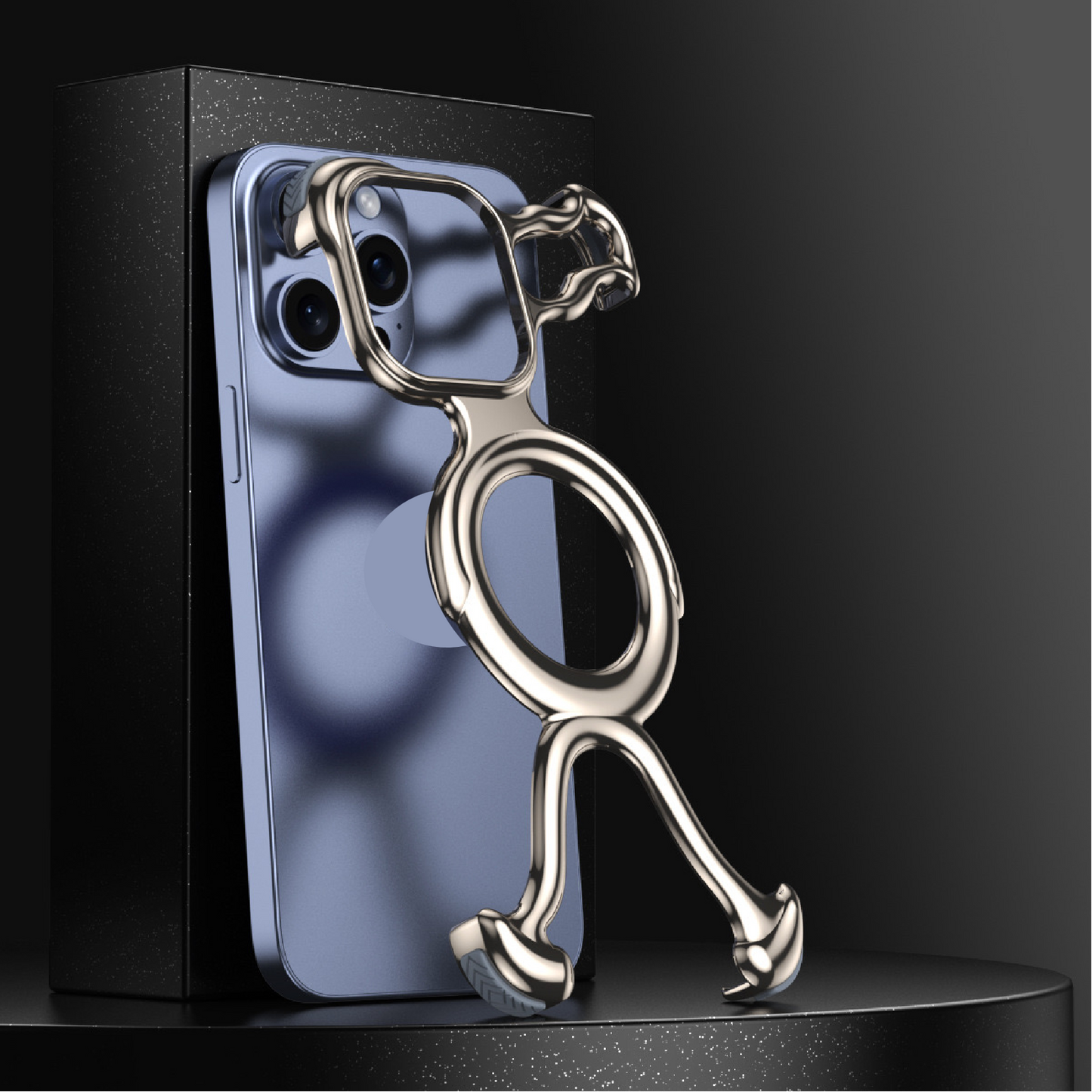 Special Shaped Liquid Metal Magnetic Phone Case