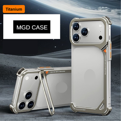G-Shaped Metal Frame Bracket Anti-fall Mobile Phone Case