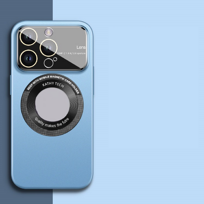 Large Window Lens Protection Magnetic Phone Case
