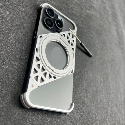 Upgraded Z-shaped Frame Metal Magnetic Phone Case