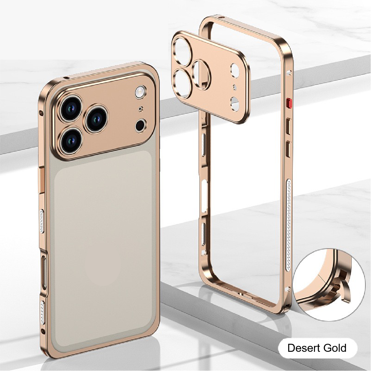 Premium Metal Frame Heat Dissipation Phone Case