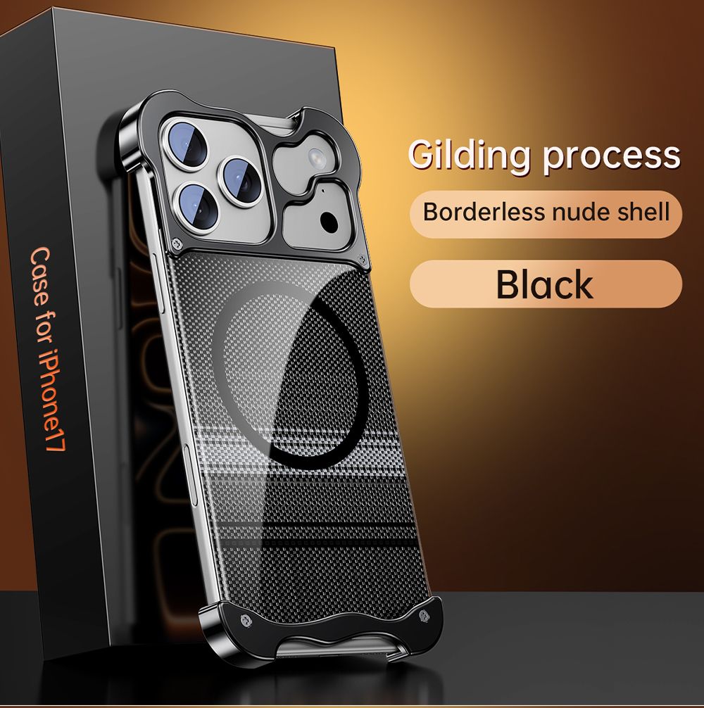 Gilded Kevlar Frameless Magnetic Phone Case