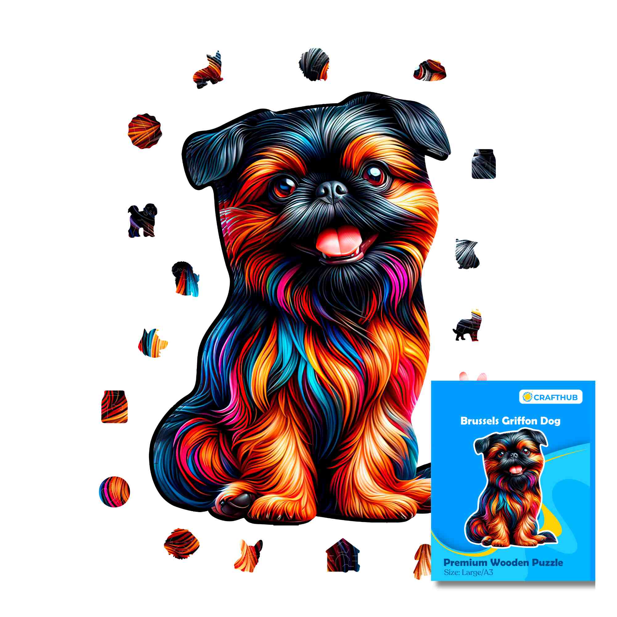 Brussels Griffon Dog - Jigsaw Puzzle