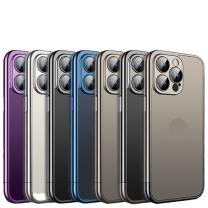 Matte Electroplated Frame Phone Case