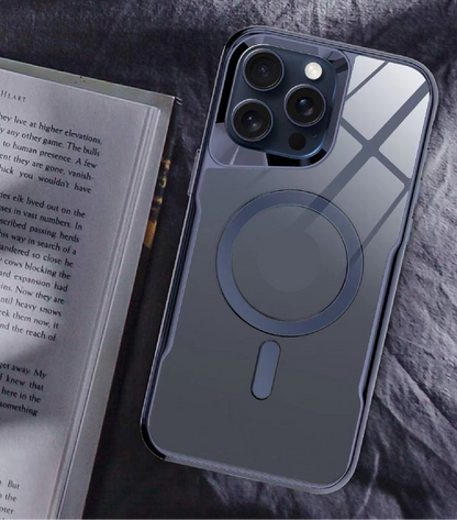 New Small Waist Transparent Magnetic Phone Case