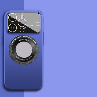 Large Window Lens Protection Magnetic Phone Case
