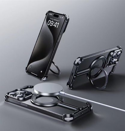 π-shaped Metal Magnetic Mobile Phone Case