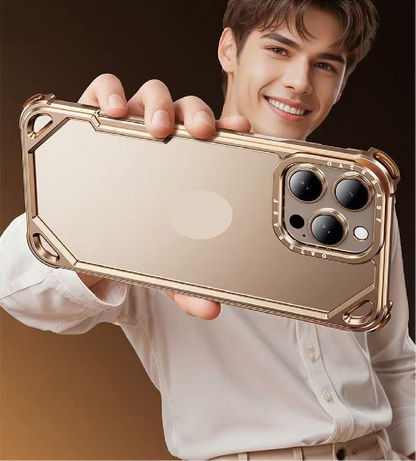 Metal Frame Airbag Anti-fall Mobile Phone Case