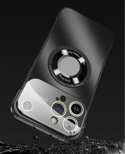 Fragrance Lens Protection Frameless Metal Magnetic Phone Case