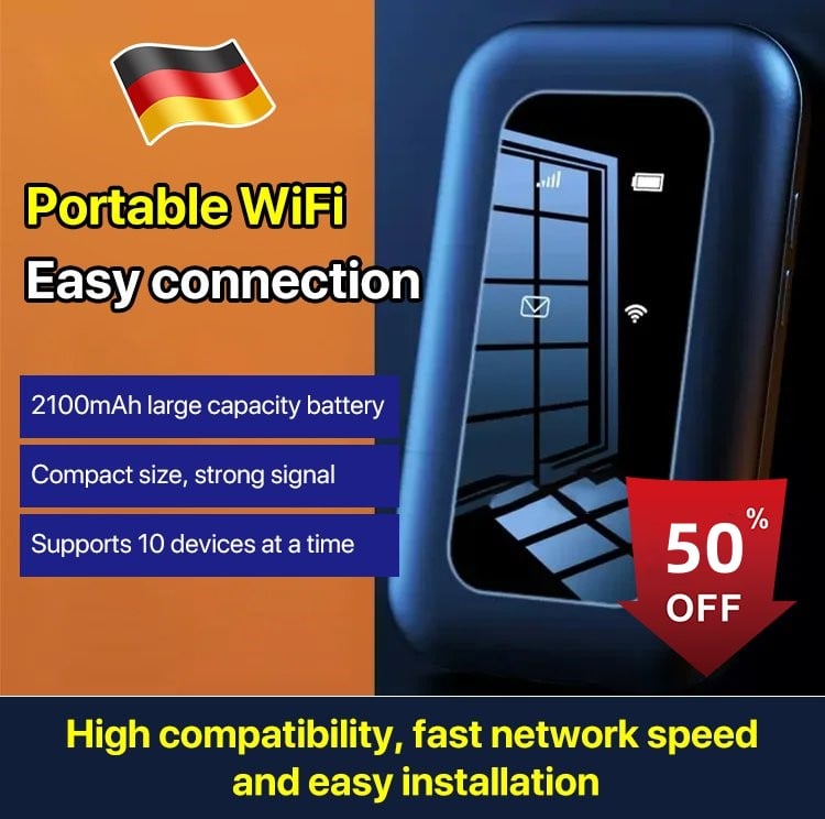 Wireless Portable WiFi (50% OFF TODAY ONLY!)