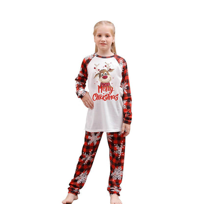 Merry Christmas Santa and Tree Matching Family Pajamas Set