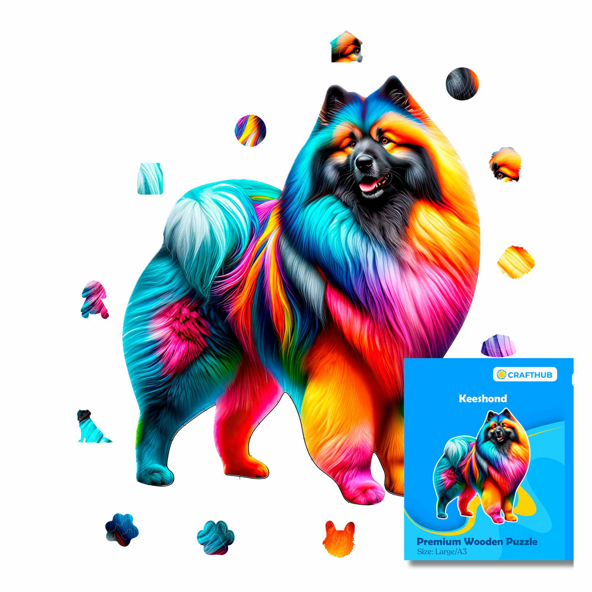 Keeshond Dog - Jigsaw Puzzle