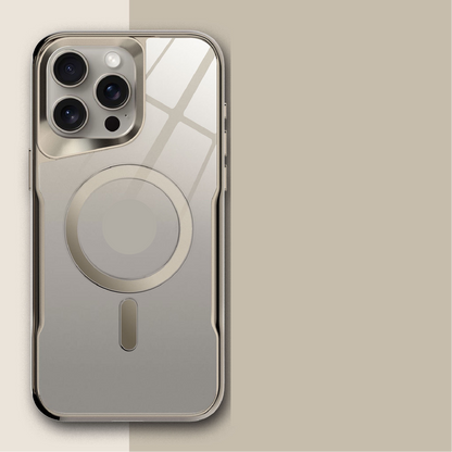 New Small Waist Transparent Magnetic Phone Case