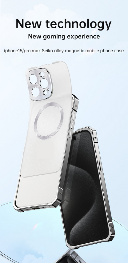Magnetic Alloy Frame Mobile Phone Case