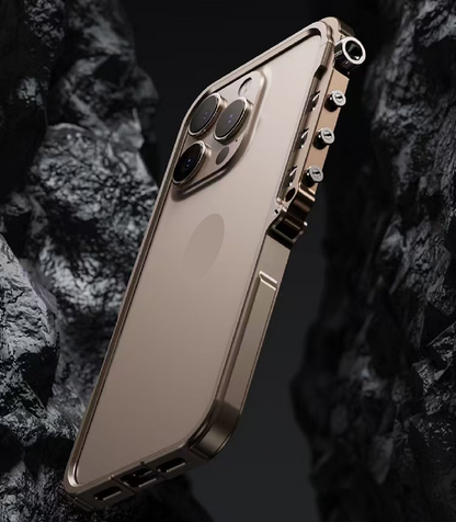 Punk Style Mechanical Arm Metal Phone Case