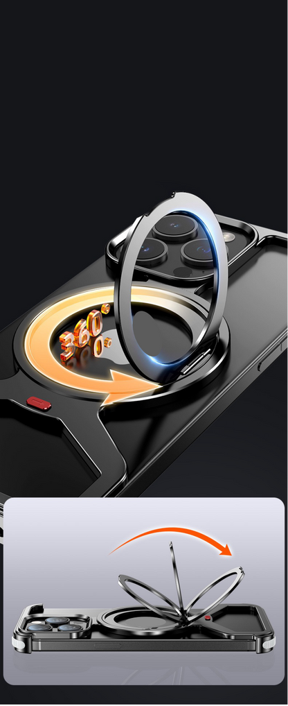 Personalized Metal Frameless Anti-fall Snap Buckle Magnetic Mobile Phone Case