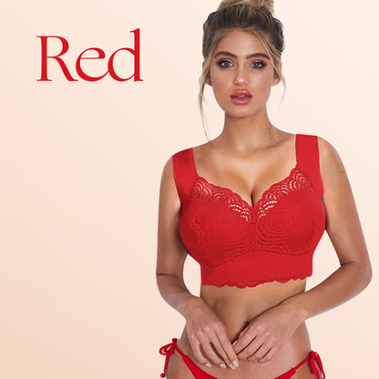Libiyi Ultimate Lift Stretch Full-Figure Seamless Lace Bra