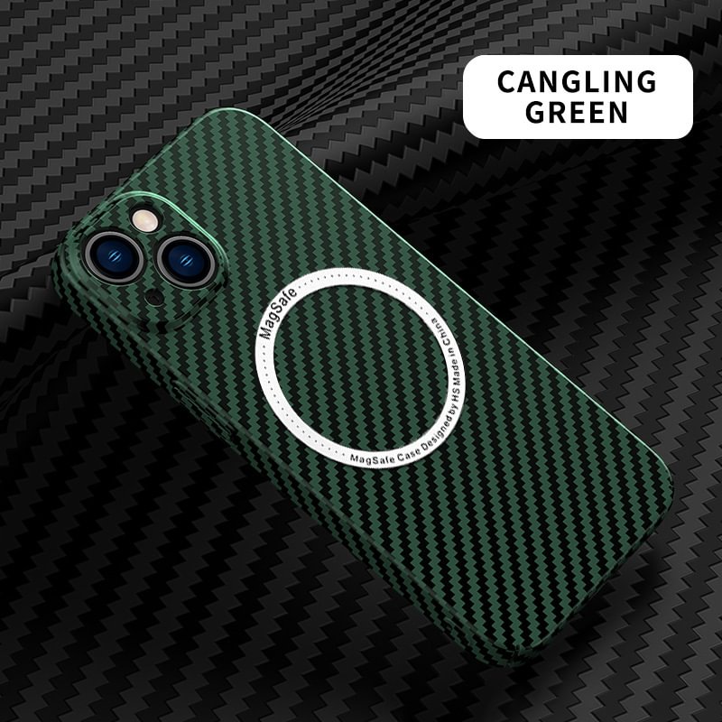 NEW Carbon Fiber Magnetic Phone Case