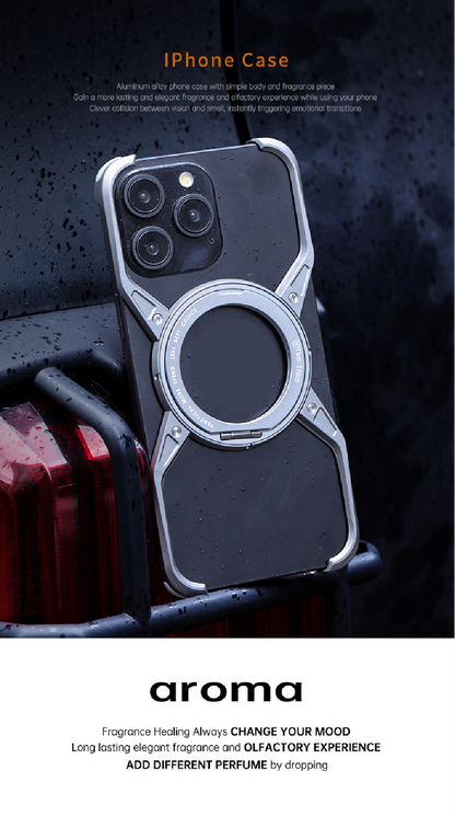 Unique X Metal Rotating Bracket Magnetic Phone Case