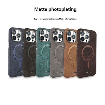 New Business Suede Magnetic Phone Case
