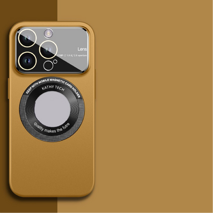 Large Window Lens Protection Magnetic Phone Case