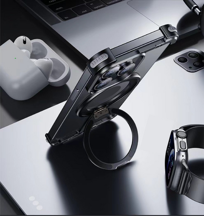 π-shaped Metal Magnetic Mobile Phone Case