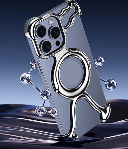 Special Shaped Liquid Metal Magnetic Phone Case