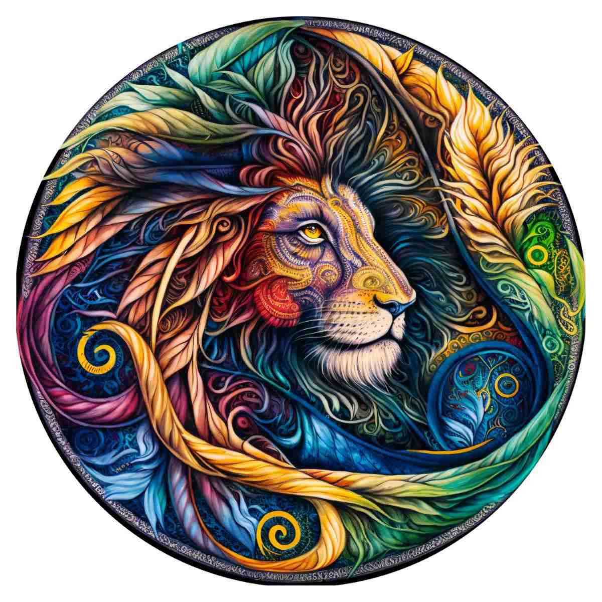 Fiery Lion - Jigsaw Puzzle