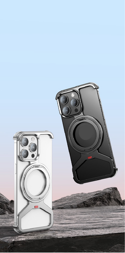 Personalized Metal Frameless Anti-fall Snap Buckle Magnetic Mobile Phone Case