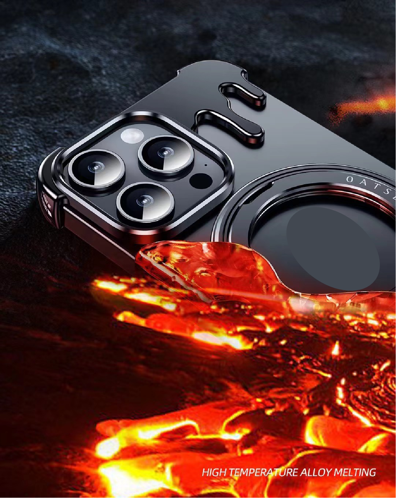 Legendary Borderless Liquid Metal Magnetic Phone Case