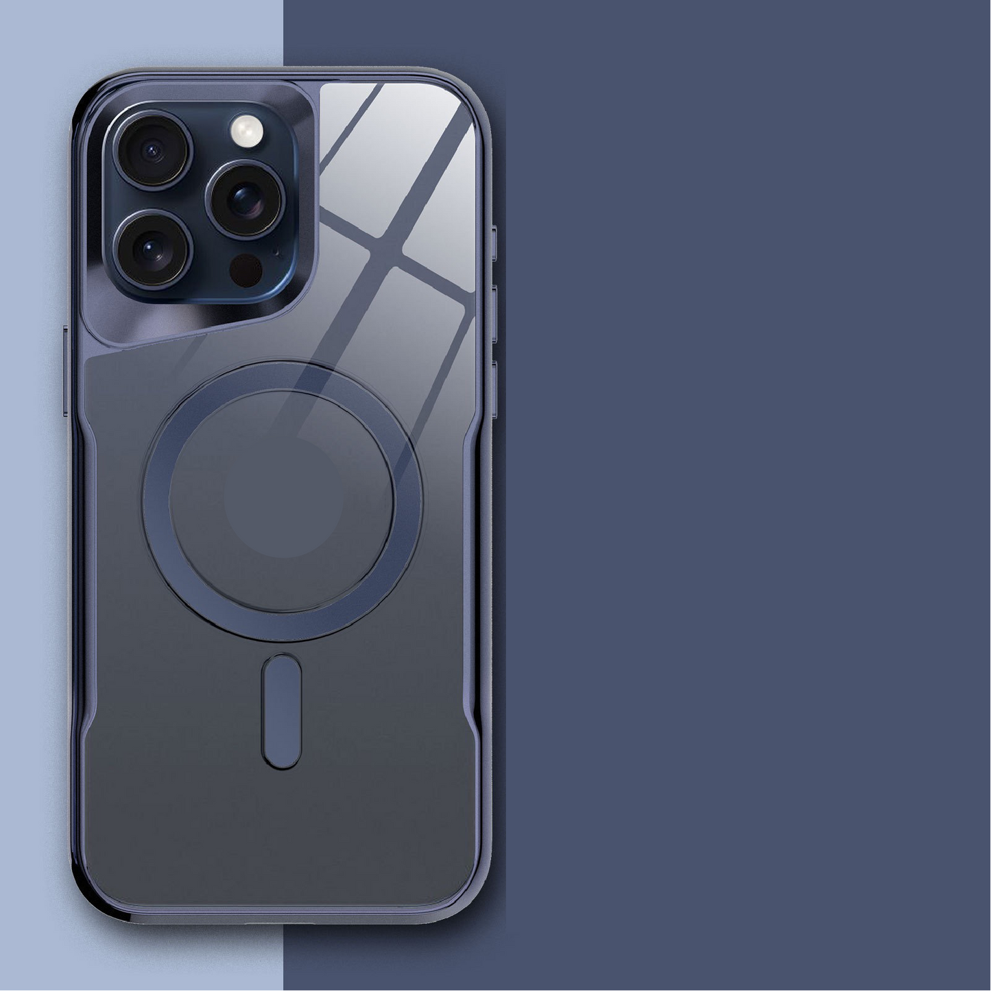 New Small Waist Transparent Magnetic Phone Case