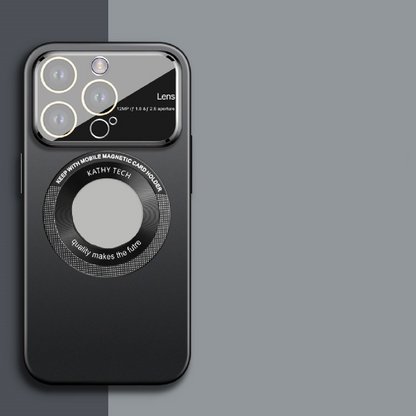 Large Window Lens Protection Magnetic Phone Case