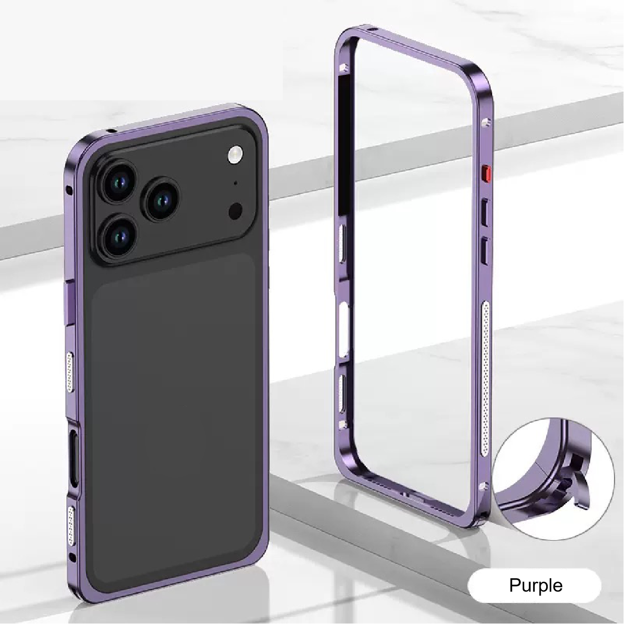 Premium Metal Frame Heat Dissipation Phone Case