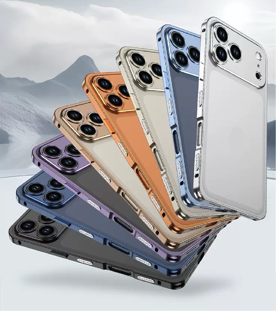 Premium Metal Frame Heat Dissipation Phone Case