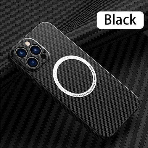 NEW Carbon Fiber Magnetic Phone Case