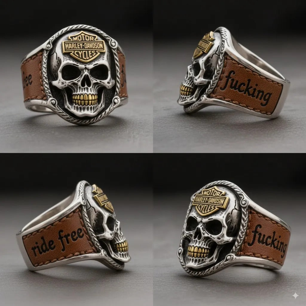 Handmade Silver Skull Ring