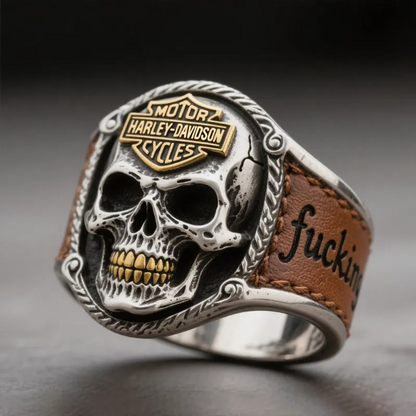 CZBRM Handmade Silver Skull Ring
