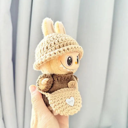 Handmade Labubu Crochet Animal Outfits