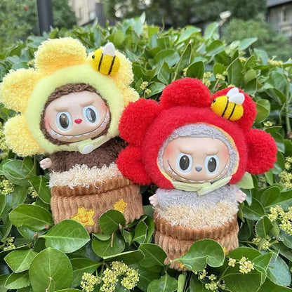 Flower Plant Pot Labubu Outfit