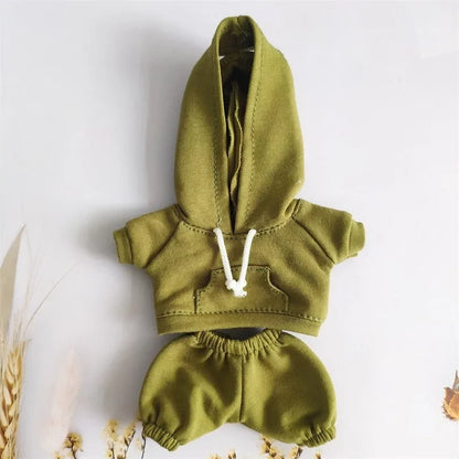 Handmade Cozy Hoodie Joggers Labubu Outfit