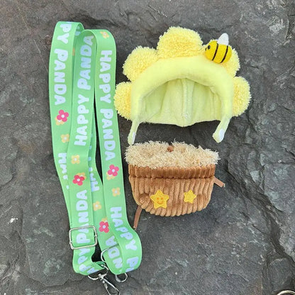 Flower Plant Pot Labubu Outfit