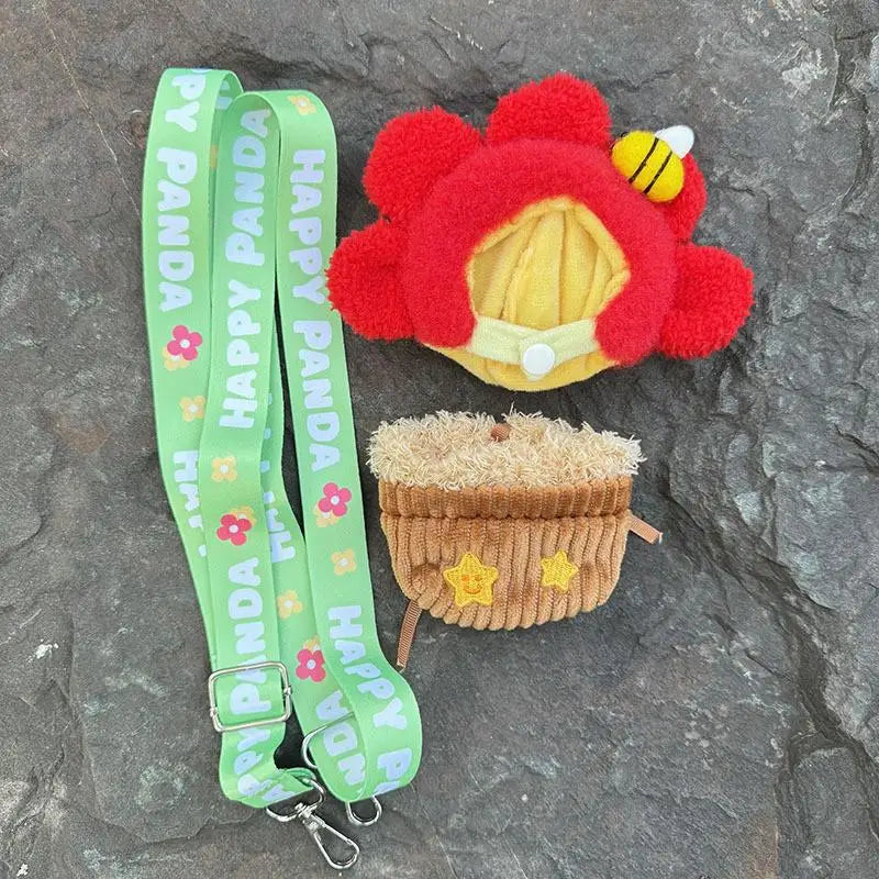 Flower Plant Pot Labubu Outfit