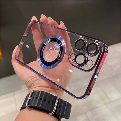 Transparent Magnetic iPhone Case-50% Off