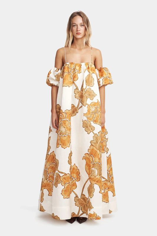 VETIVER DRESS SUNSHINE BLOOM
