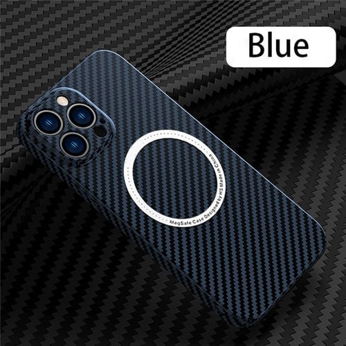 NEW Carbon Fiber Magnetic Phone Case