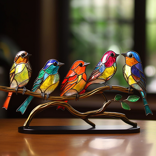 🔥🔥🔥Hot Sale-Metal Birds Craft Statue Ornaments